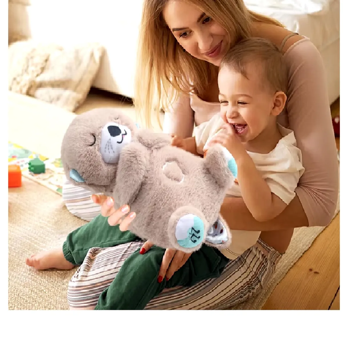 OEM - Peluche Nutria Musical que Respira Relajante para Dormir