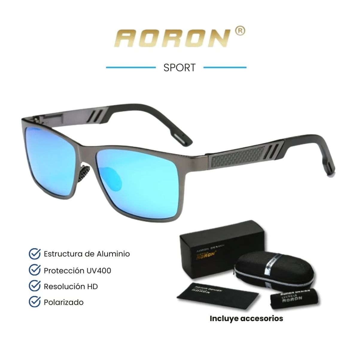 GENERICO - Lentes de Sol AORON  Sport - Polarizados - UV400