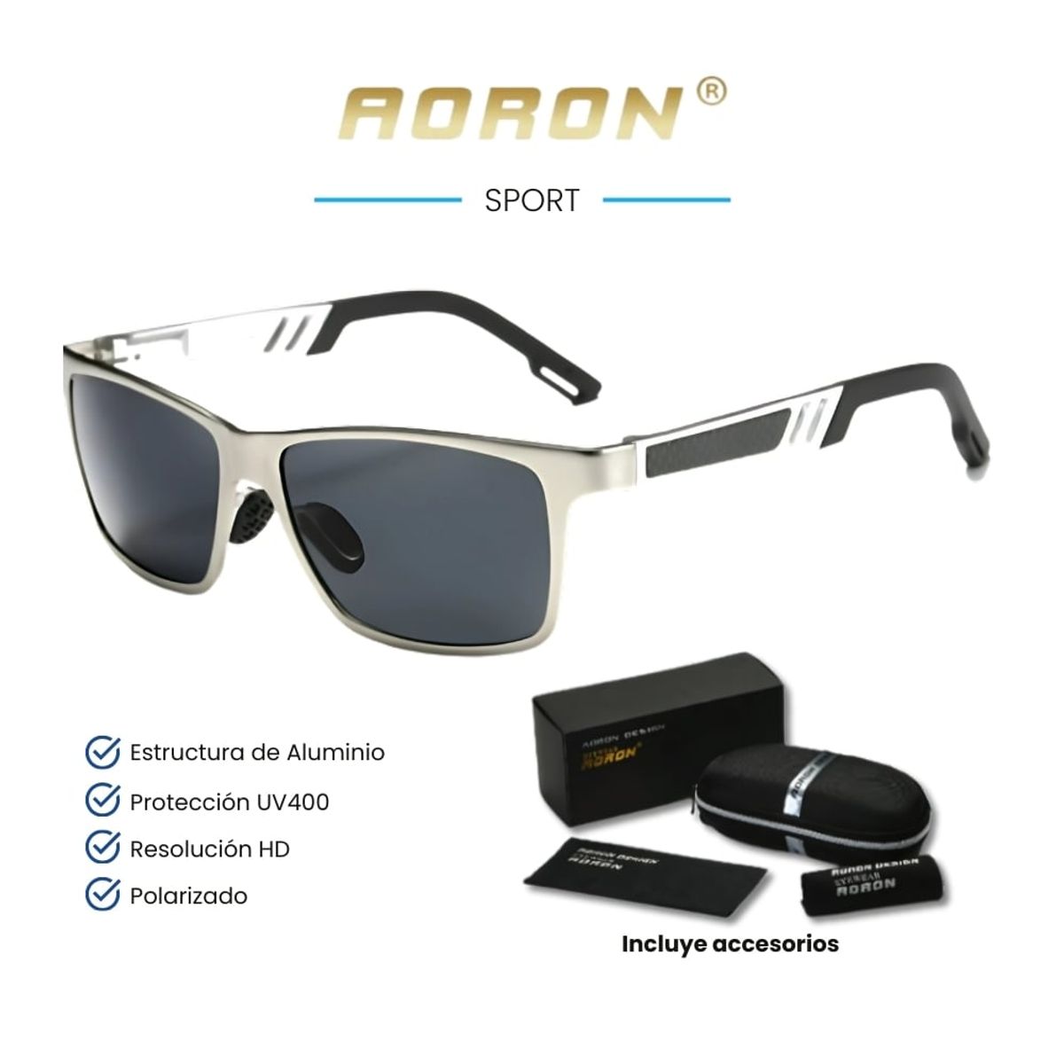 GENERICO - Lentes de Sol AORON  Sport - Polarizados - UV400