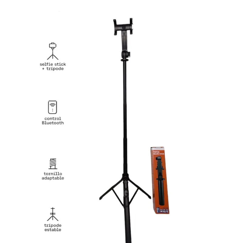 GENERICO - Tripode selfie stick 180mts Con Bluetooth