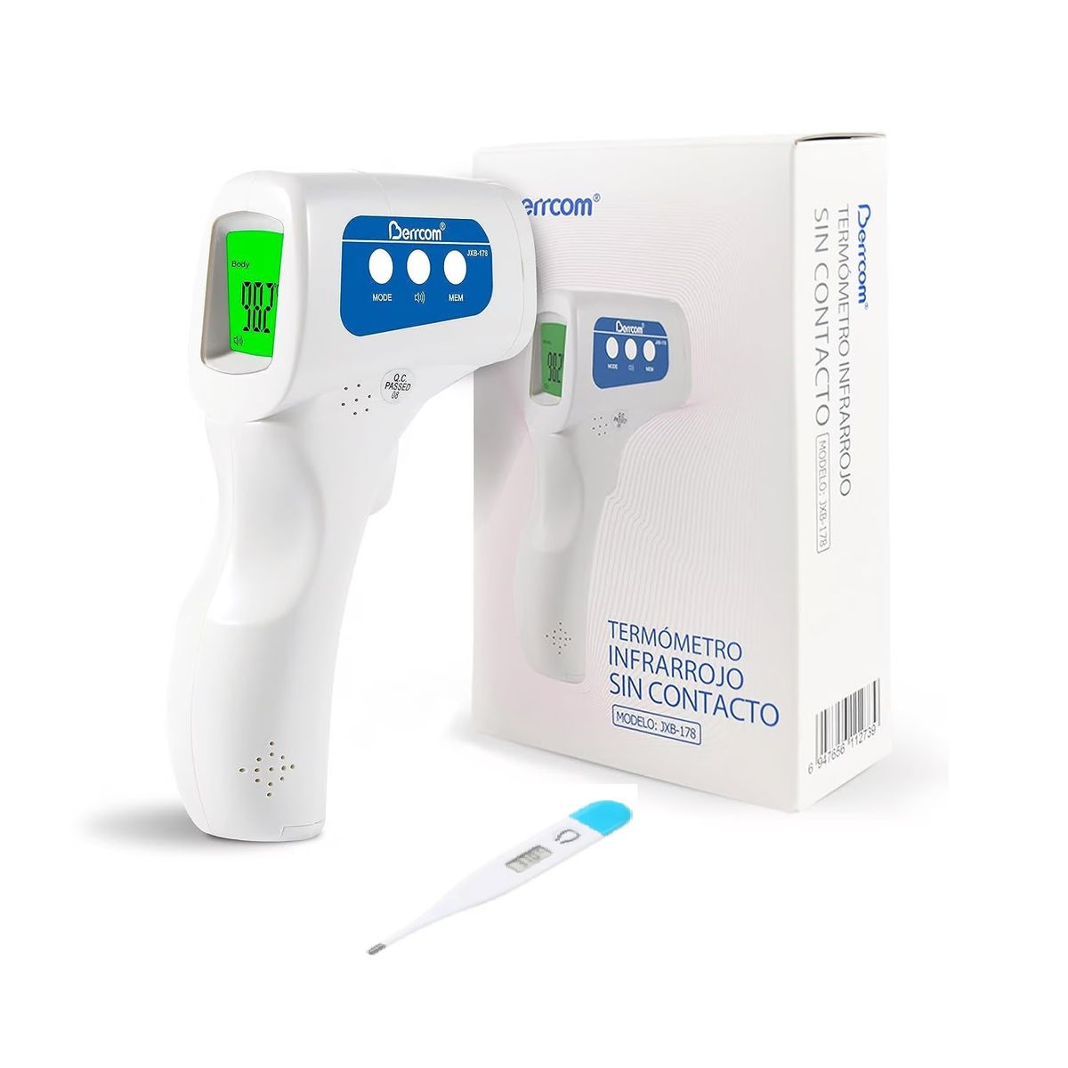 BERRCOM - Termómetro Infrarrojo Berrcom JXB178