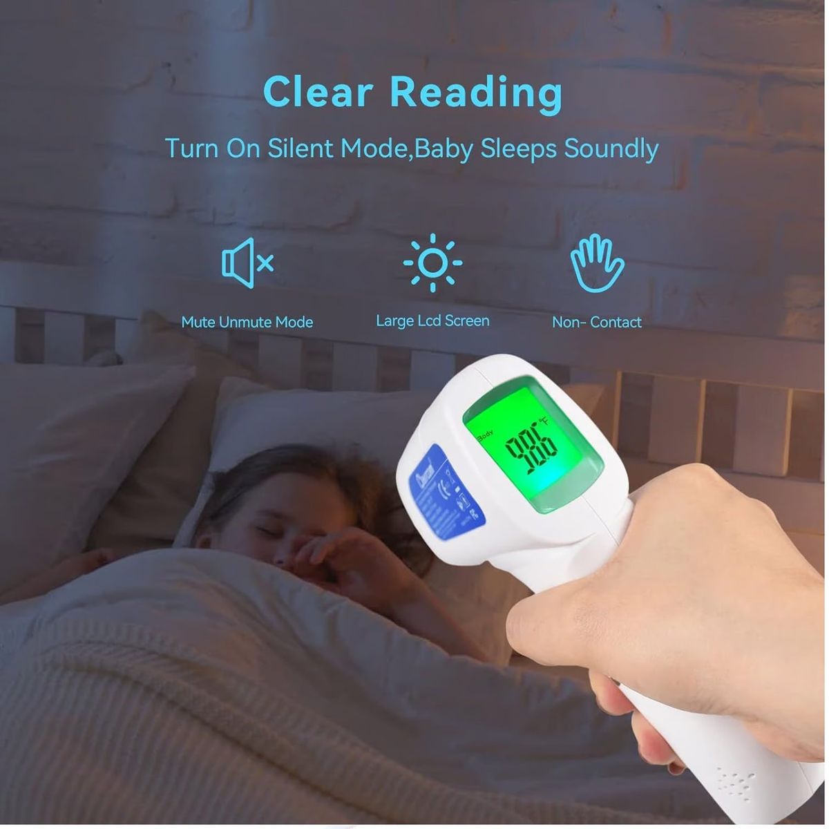 BERRCOM - Termómetro Infrarrojo Berrcom JXB178