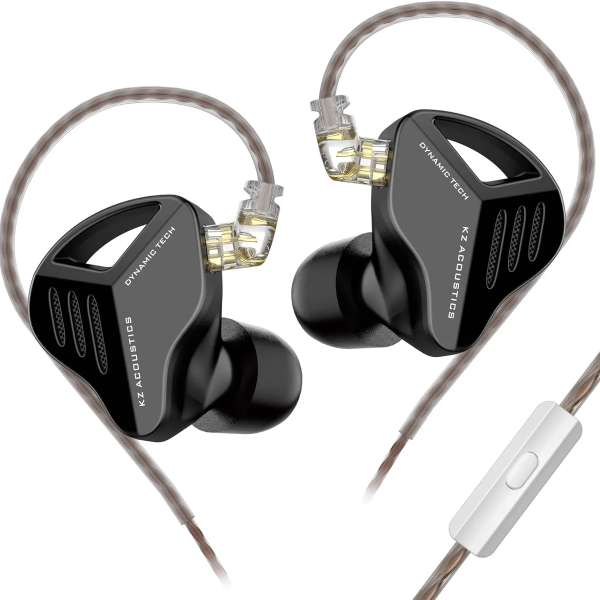 KZ - Auriculares Kz ZVX Dual Magnetic HiFi Dinámico con Microfono - Negro