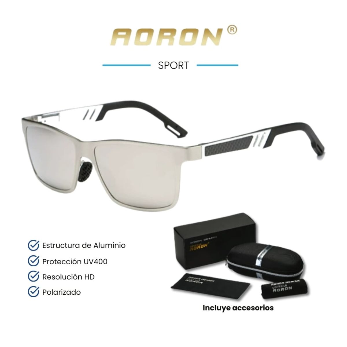 GENERICO - Lentes de Sol AORON  Sport - Polarizados - UV400