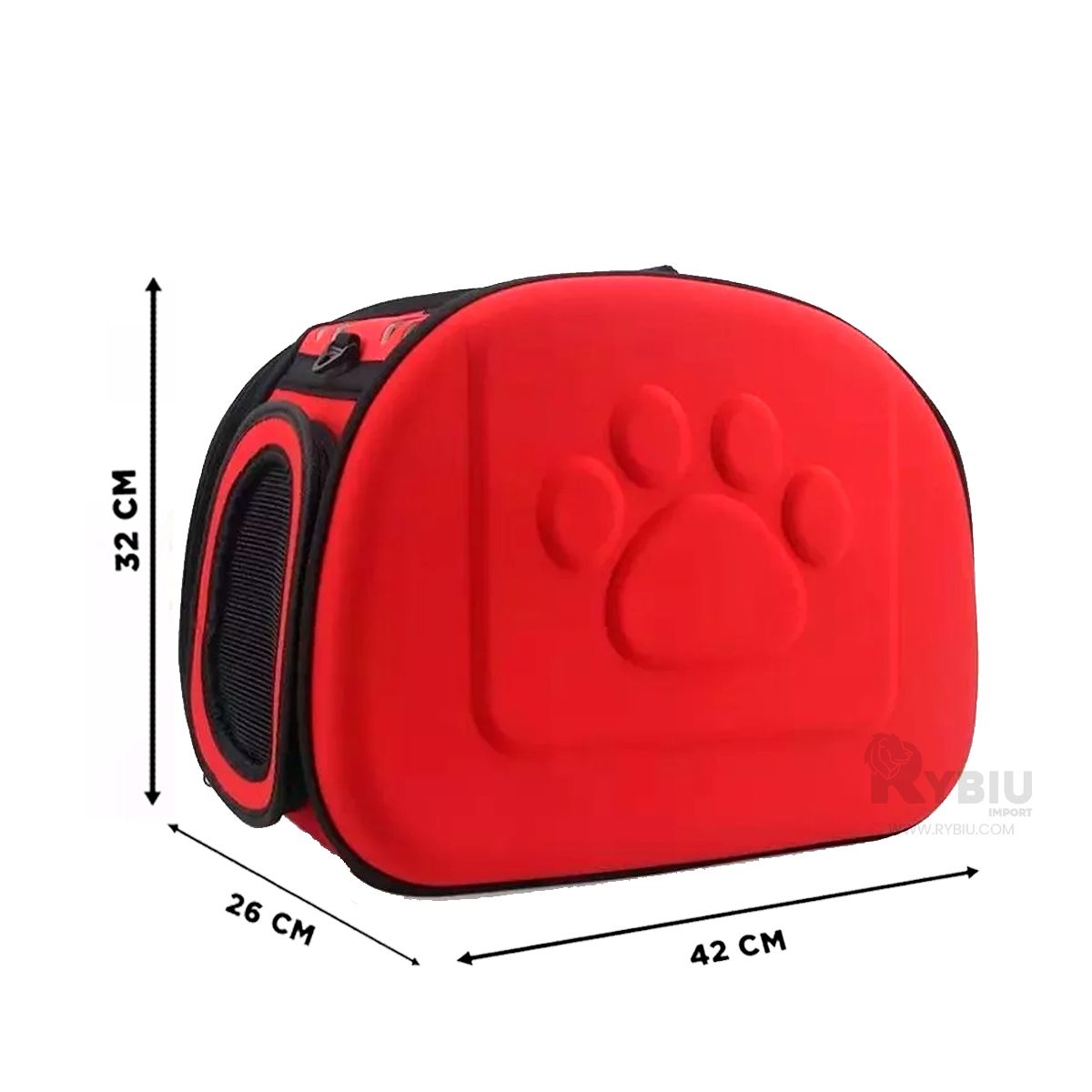 GENERICO - Cargador para Animales en Tono Rojo Y+Ligas de Regalo