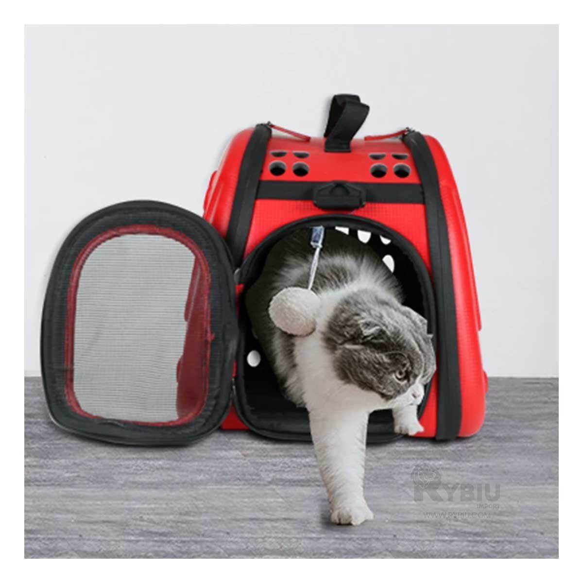 GENERICO - Cargador para Animales en Tono Rojo Y+Ligas de Regalo