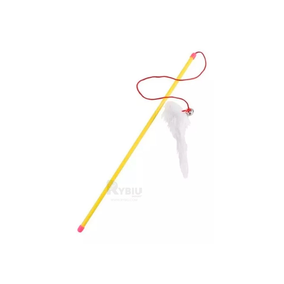 GENERICO - Baston Util con Juguete Raton Amarillo Y+Post-it adhesivos