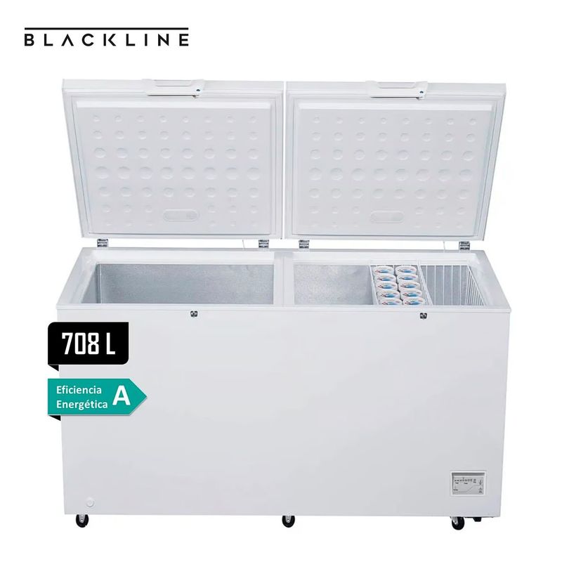 BLACKLINE - Congeladora Blackline Frost 708L CGD 708L-1PD Chest Freez