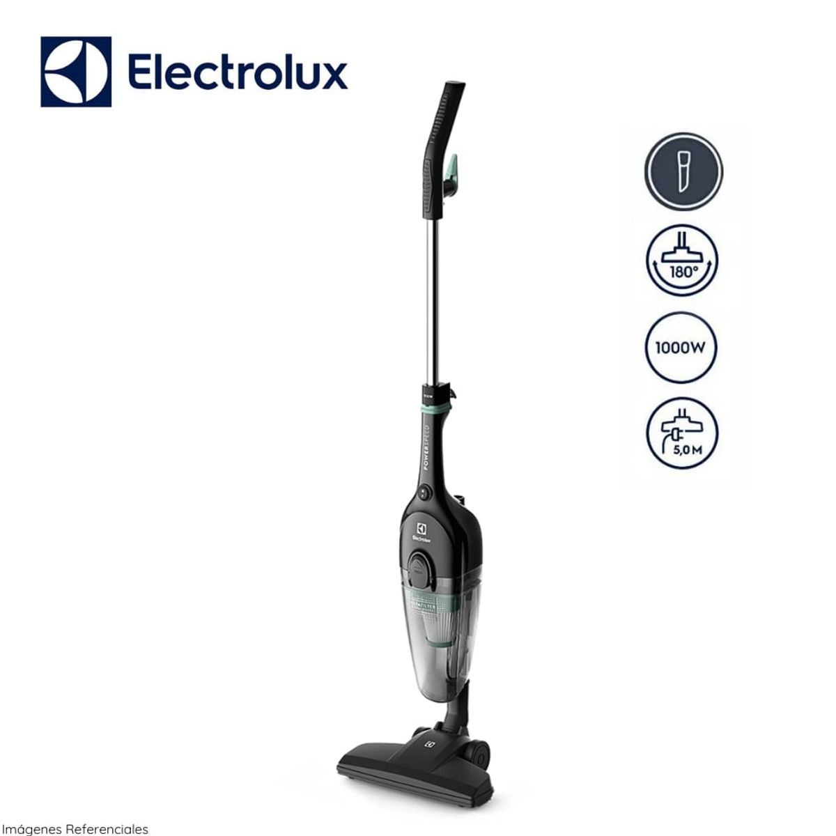 ELECTROLUX - Aspiradora Electrolux 2 en 1 Filtro HEPA PowerSpeed ​​Negro STK12