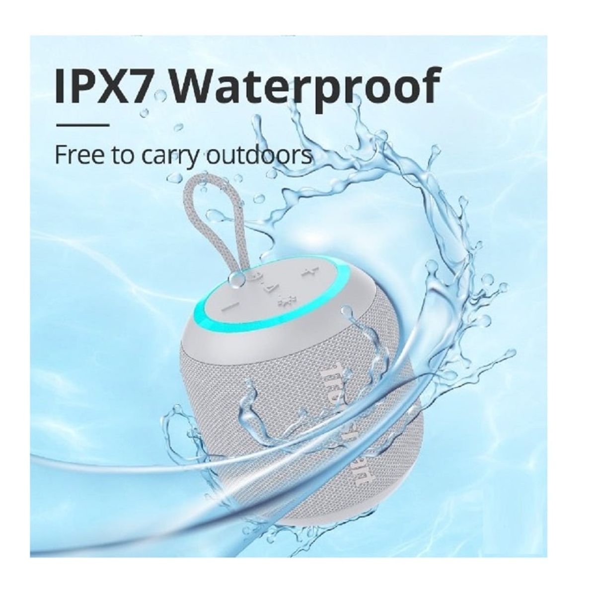 TRONSMART - Parlante Tronsmart T7 Mini Gris Bluetooth resistente al agua