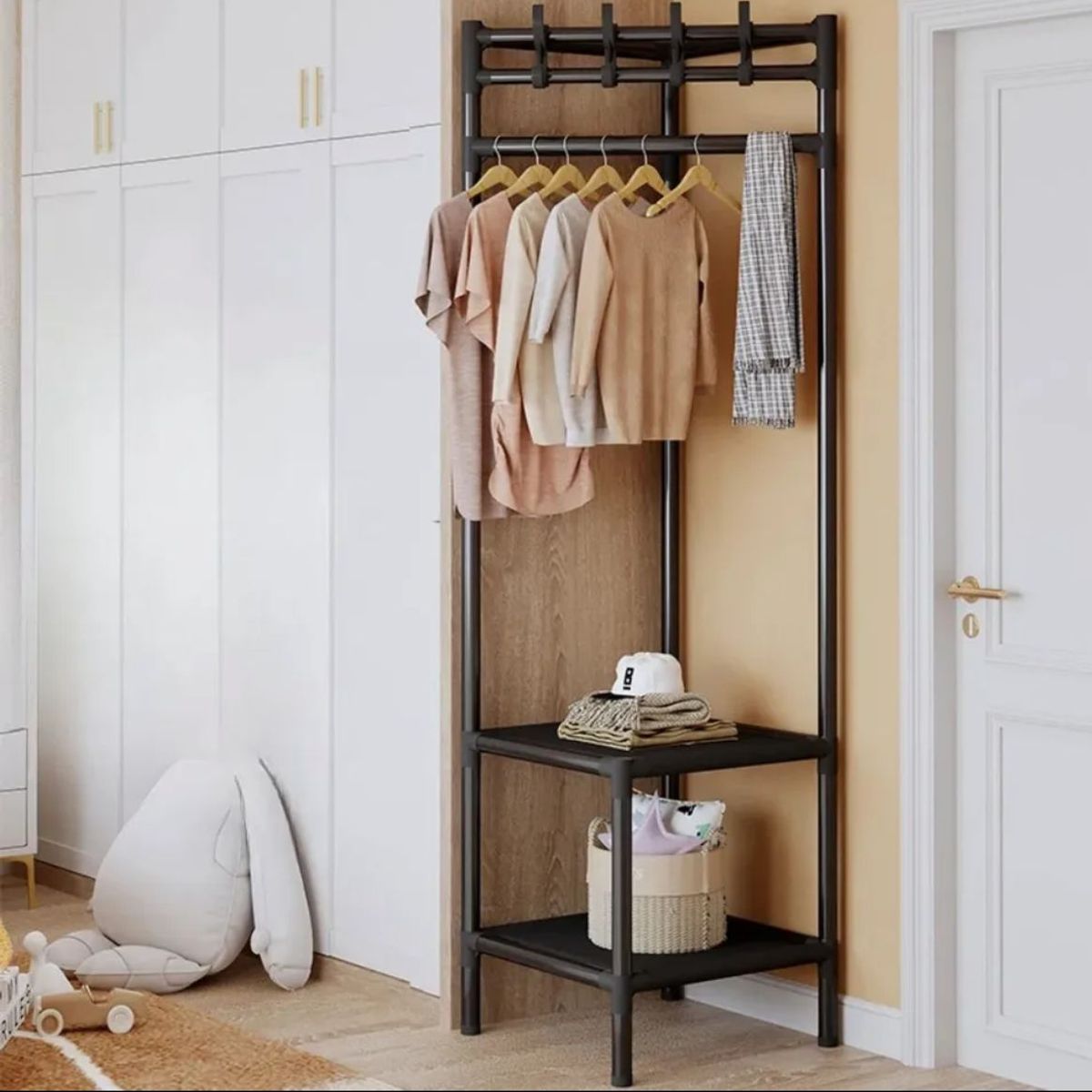 GENERICO - PERCHERO DE ESQUINA 2 NIVELES