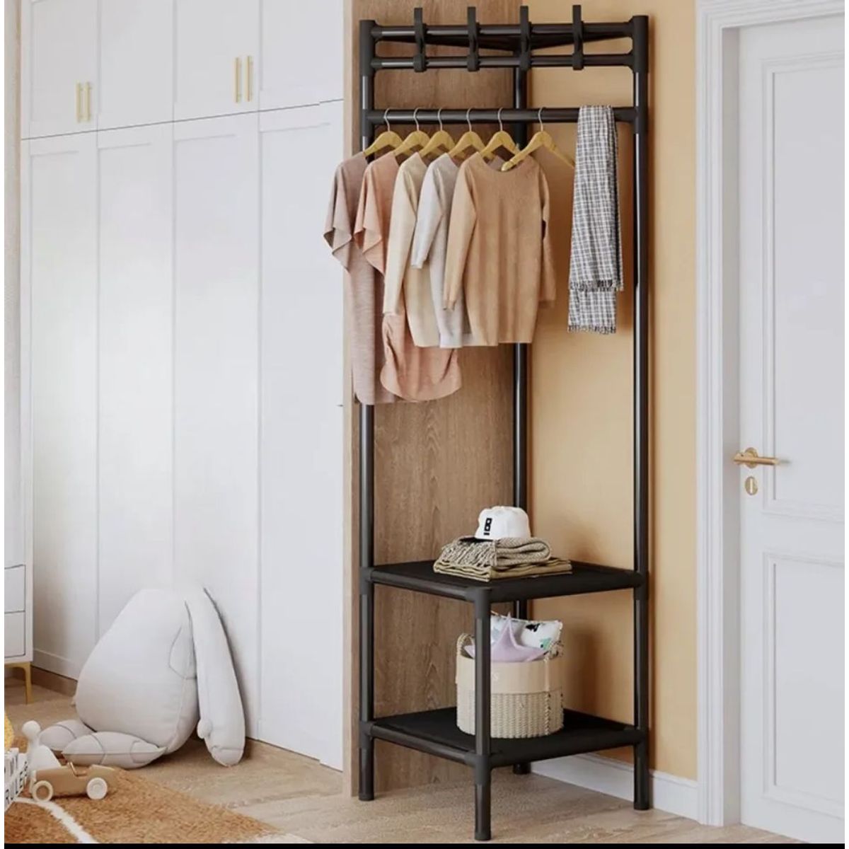 GENERICO - PERCHERO DE ESQUINA 2 NIVELES