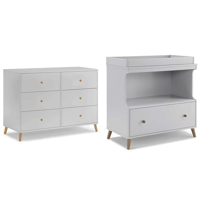 GENERICO - Combo Comoda con Cambiador Infantil Blanco Fielpo Amore Home