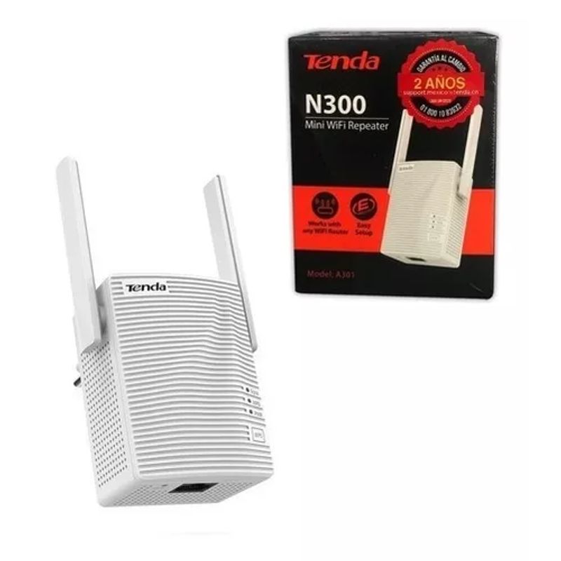 TENDA - Repetidor Extensor Tenda 300Mbps A301