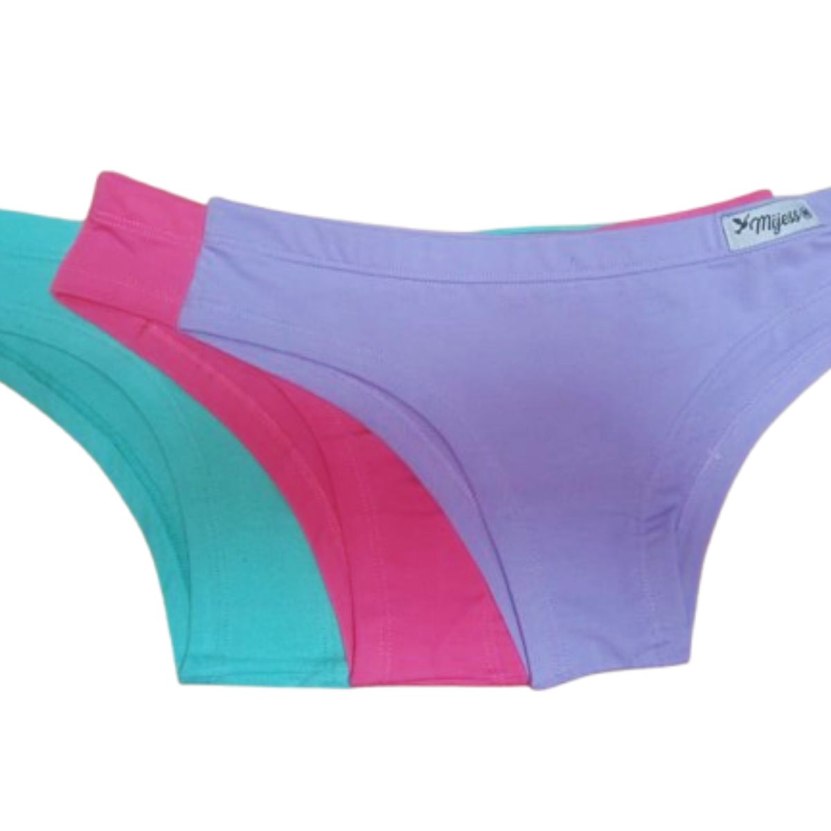 GENERICO - Trusa Mia  Algodon  Pyma  M - 3 unidades.