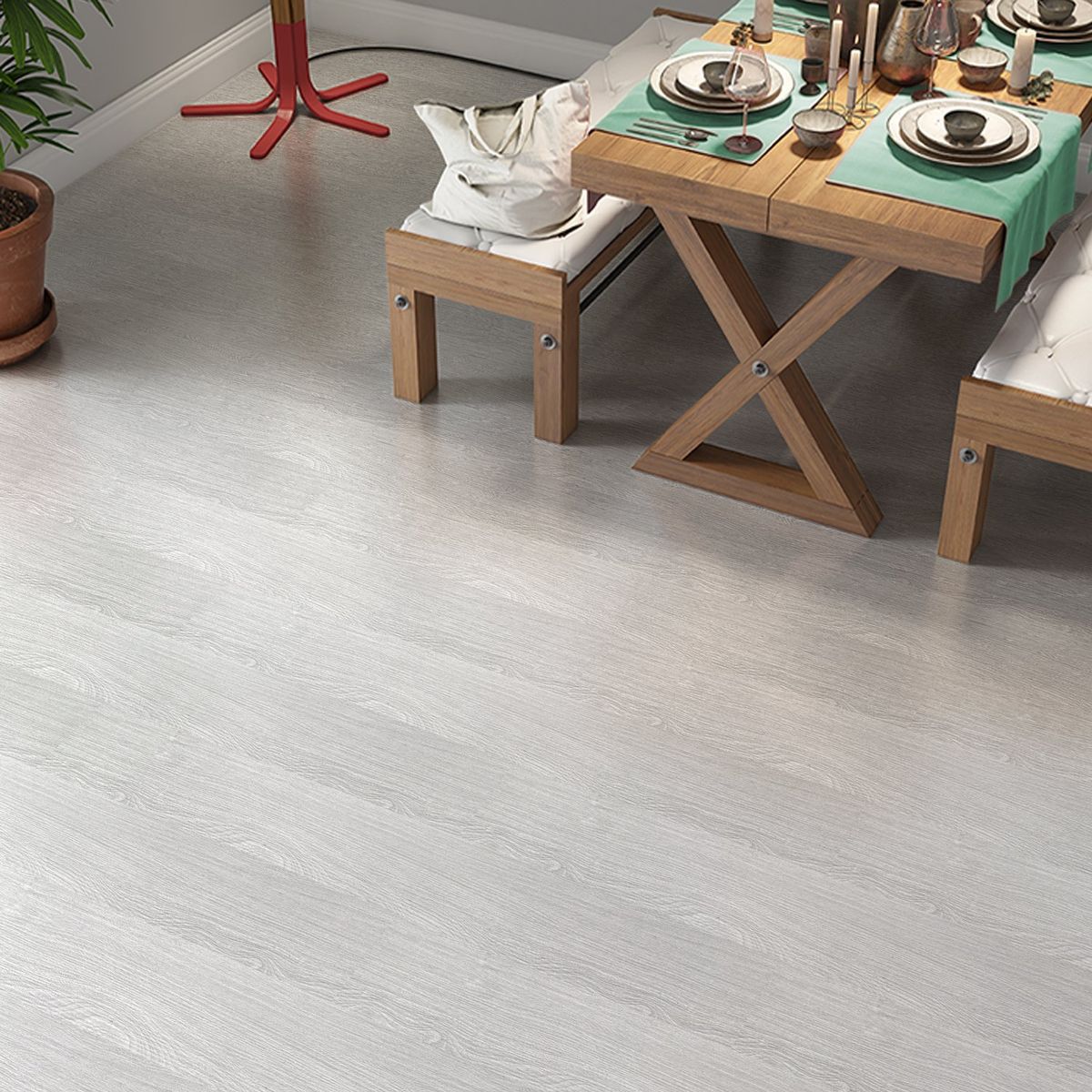 DECOKASA - Piso Vinilico PVC Autoadhesivo 3D 5m2 - FD812