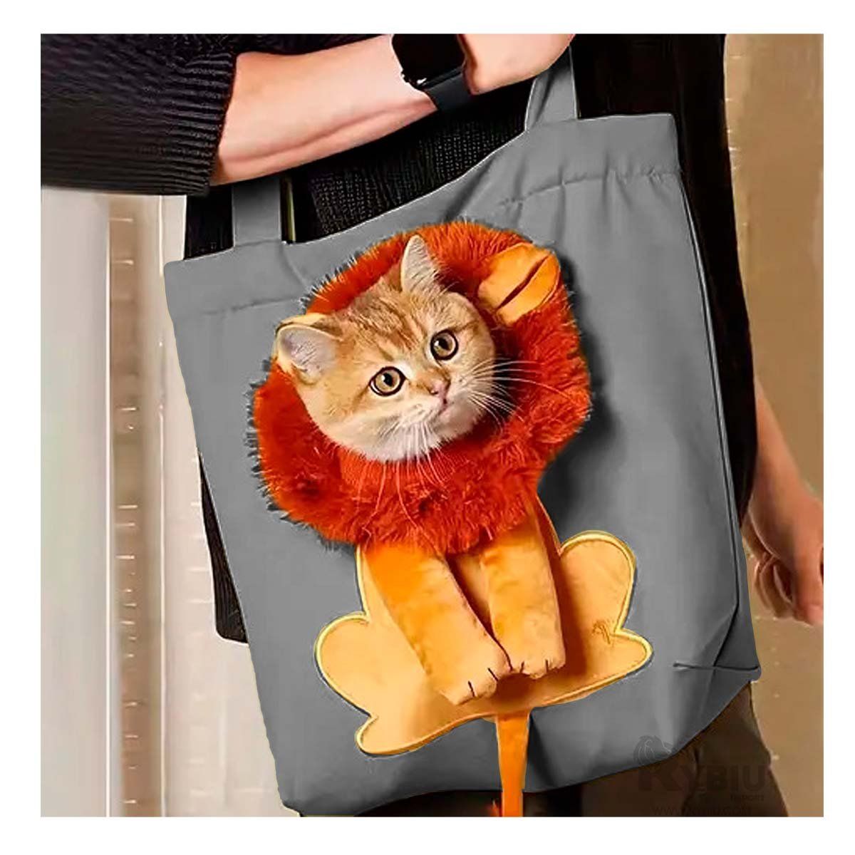 GENERICO - Bolso Duradero para Perros en Tono Plomo Y+Gift Stickers