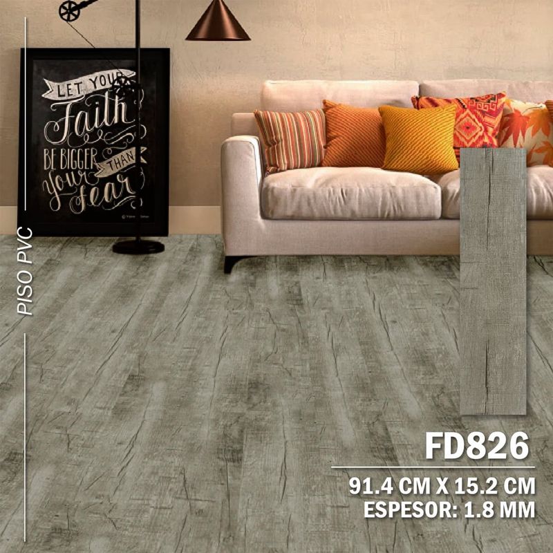 DECOKASA - Piso Vinilico PVC Autoadhesivo 3D 5m2 - FD826