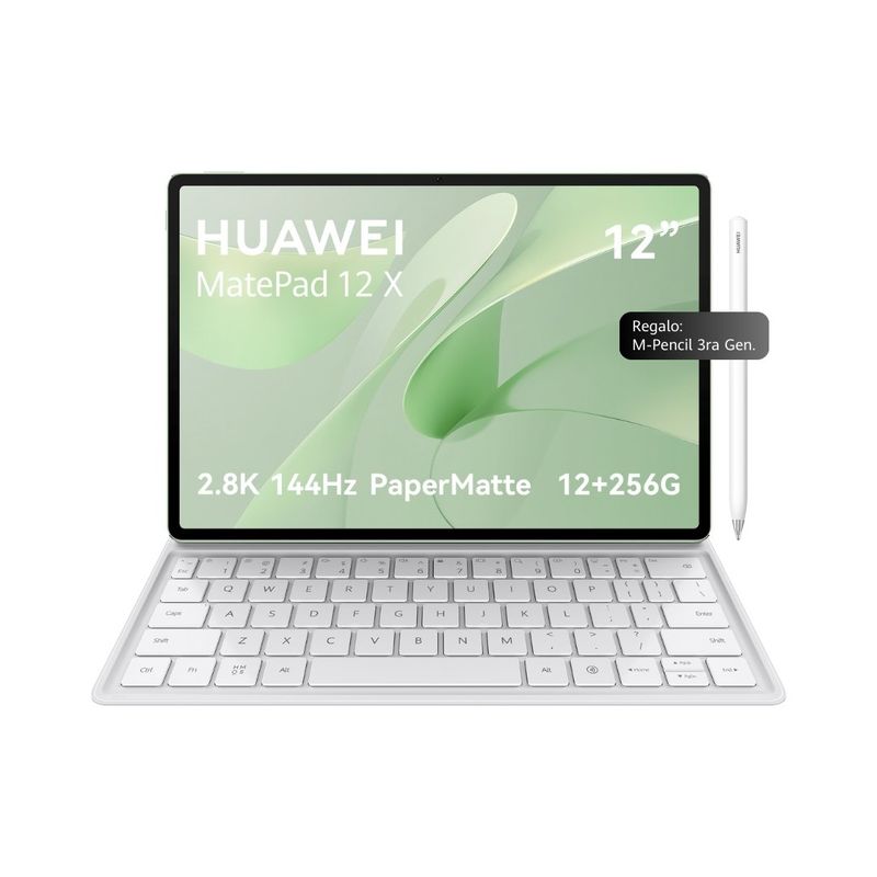 HUAWEI - HUAWEI MatePad 12 X PaperMatte Edition 12+256GB Verde + Teclado + Lapiz