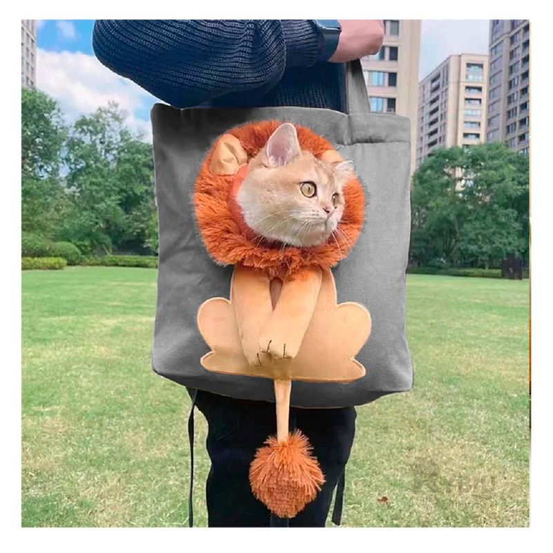 GENERICO - Bolso Paseador de Mascota Plomo Y+Envoltorio de Regalo