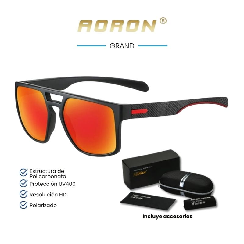 GENERICO - Lentes de Sol AORON  Grand - Polarizados -  UV400