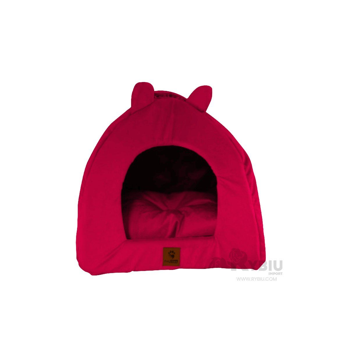 GENERICO - Iglu Util para Mascota en Rojo Talla L Y+Gift Stickers
