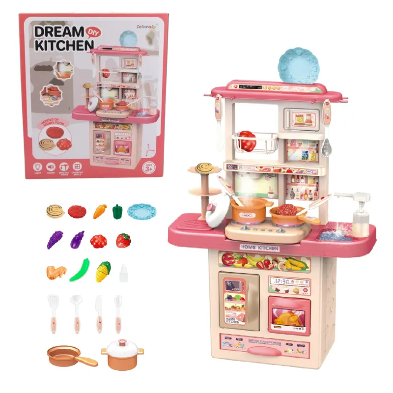 GENERICO - Cocina Kitchen 65 cm de Alto Dream Kitchen Con Luz y vapor
