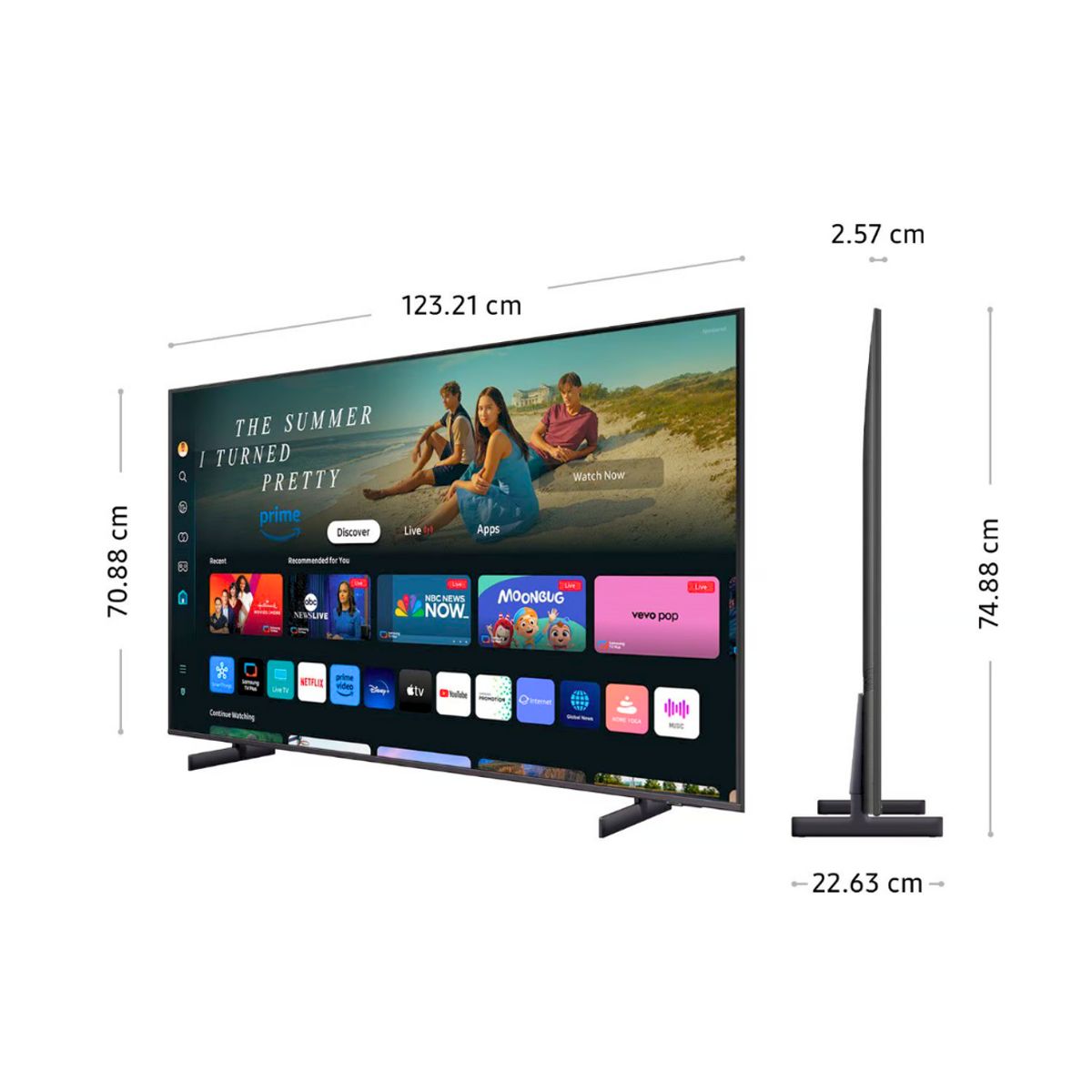 SAMSUNG - Televisor Samsung 55″ Crystal UHD 4K UN55DU8000G – Serie 8
