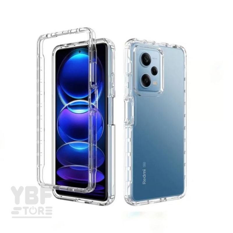 GENERICO - Case 360 Antishock 3 en 1 para Xiaomi Redmi Note 12S