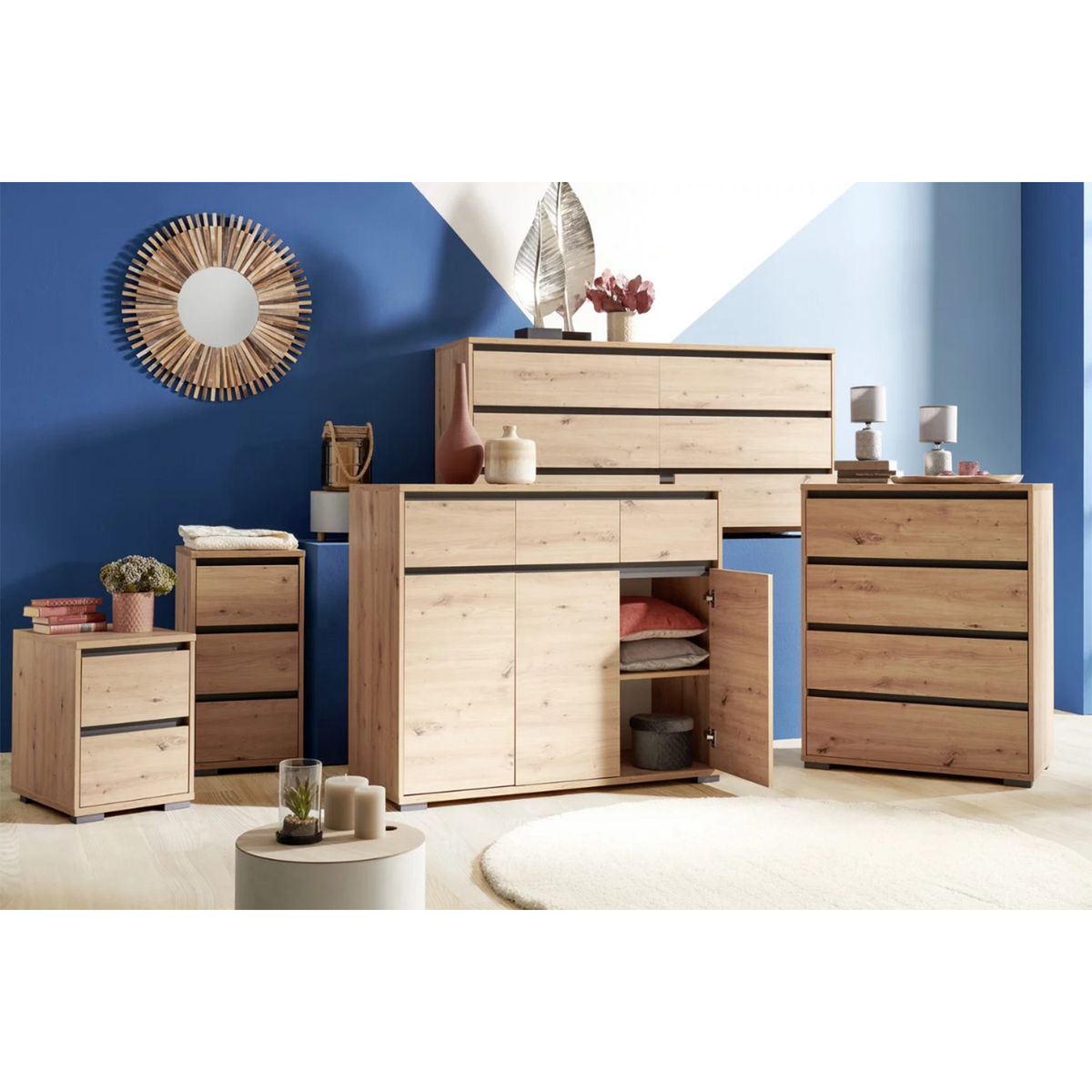 GENERICO - Comoda 4 Cajones Duna Qadira  Amore Home