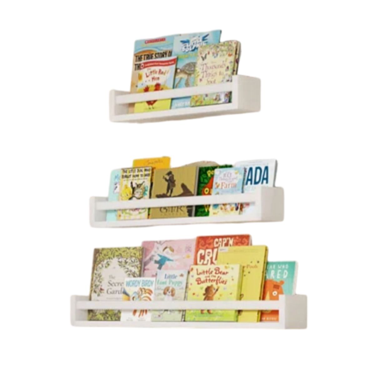 GENERICO - Repisa Flotante x3 unid Teodoro Blanco Petrox Home