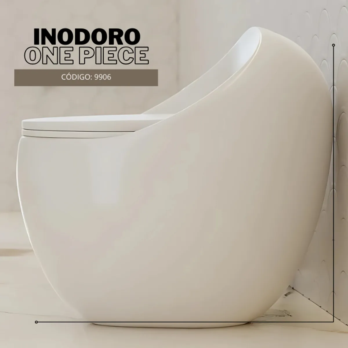 FRATELLI - INODORO ONE PIECE OVALADO BLANCO 9906