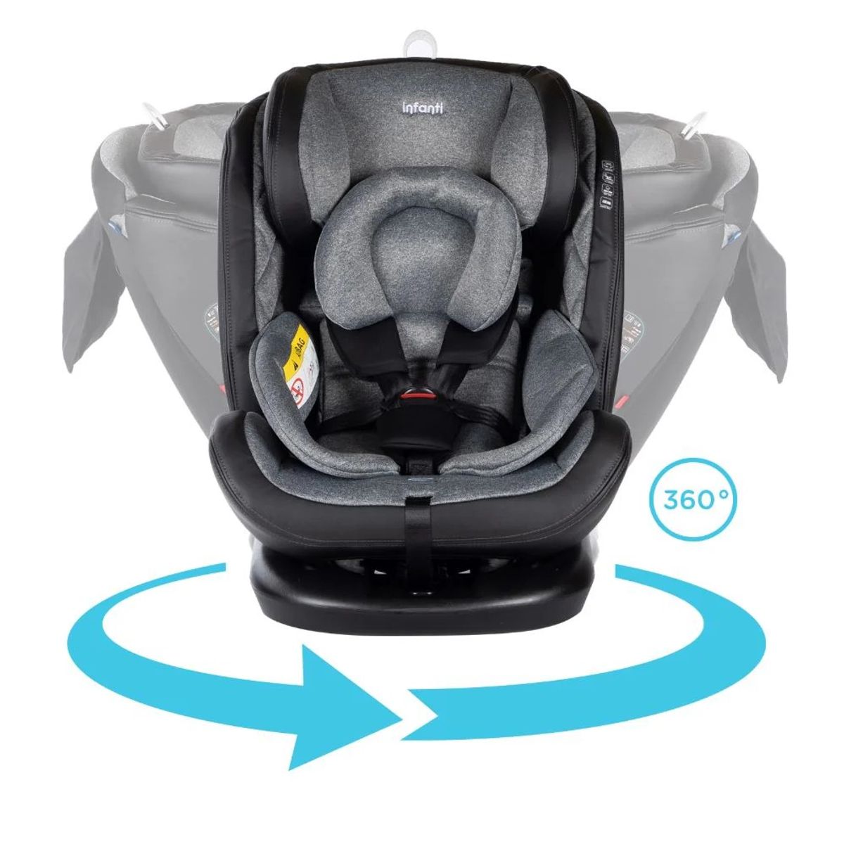 INFANTI - Silla de Auto Convertible Giro 360 para Bebé Infanti