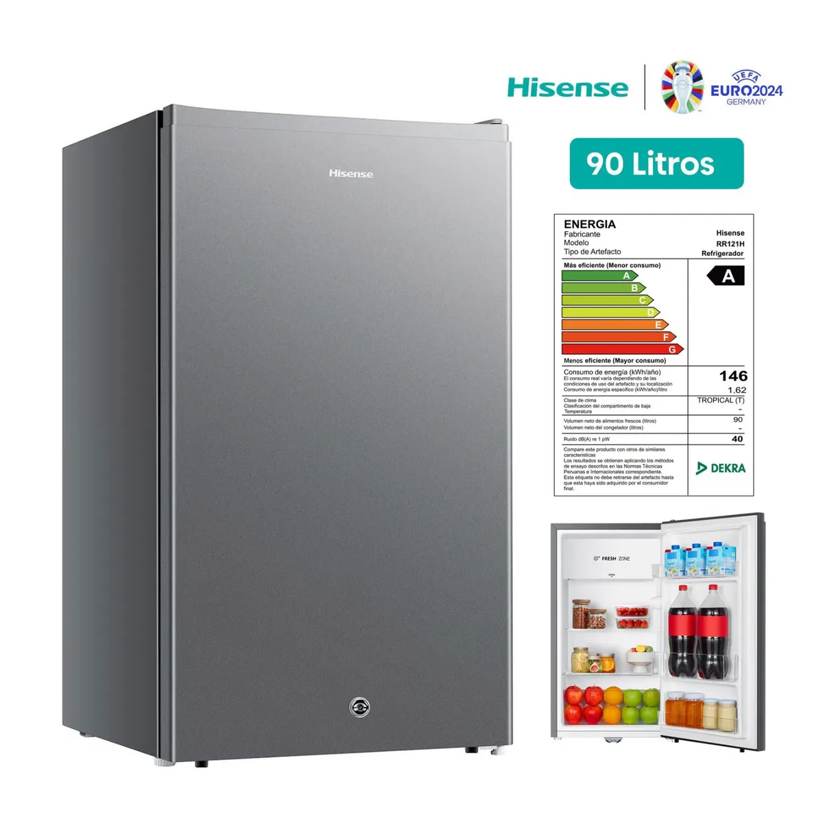 HISENSE - FRIGOBAR HISENSE 90L RR121H