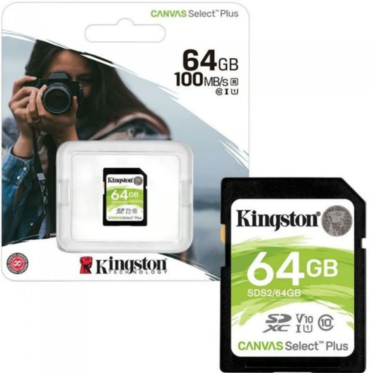 KINGSTON - MEMORIA MICRO SD 64GB KINGSTON PARA CAMARA DE VIDEO