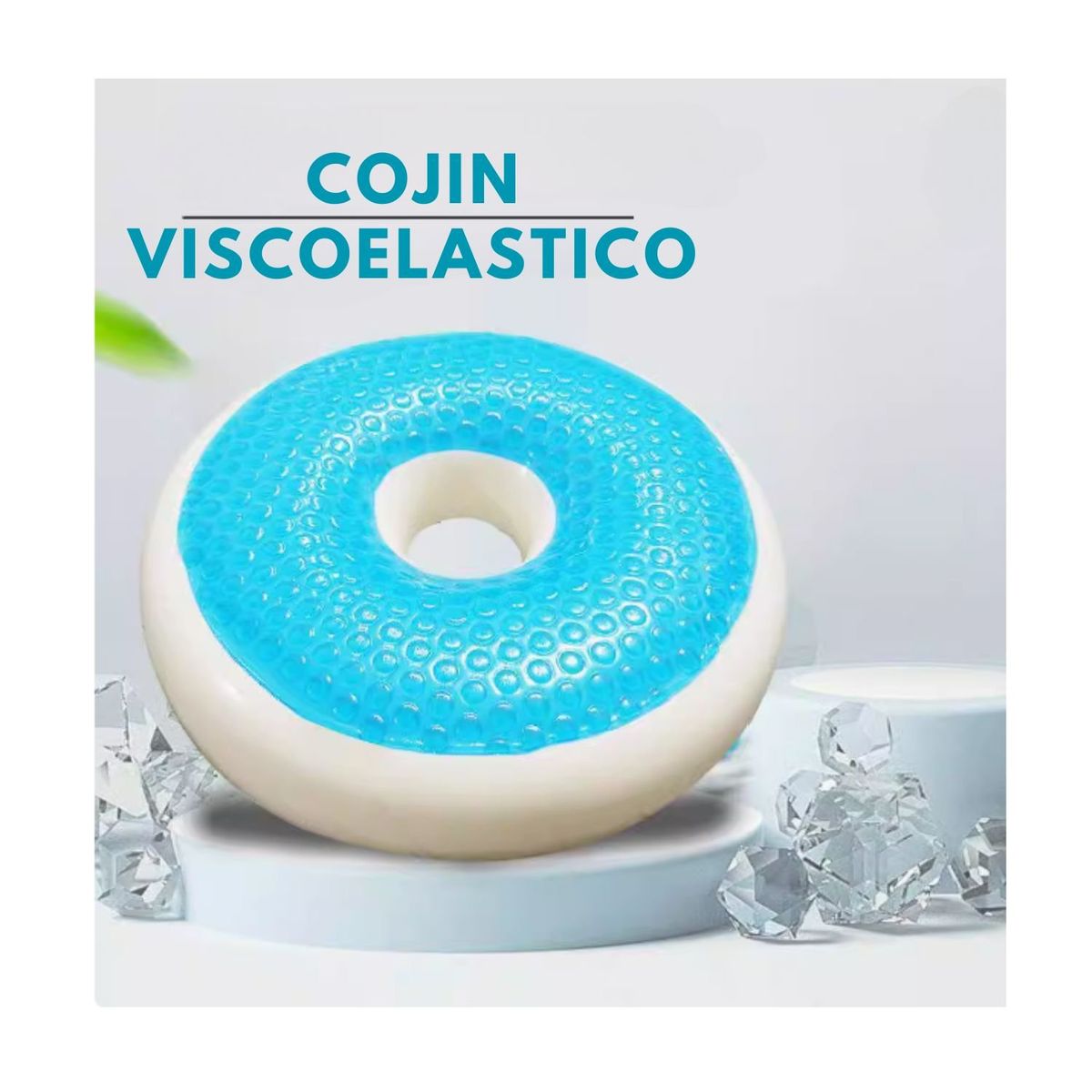 GENERICO - Cojin Ortopedico viscoelástico con gel tipo Picaron
