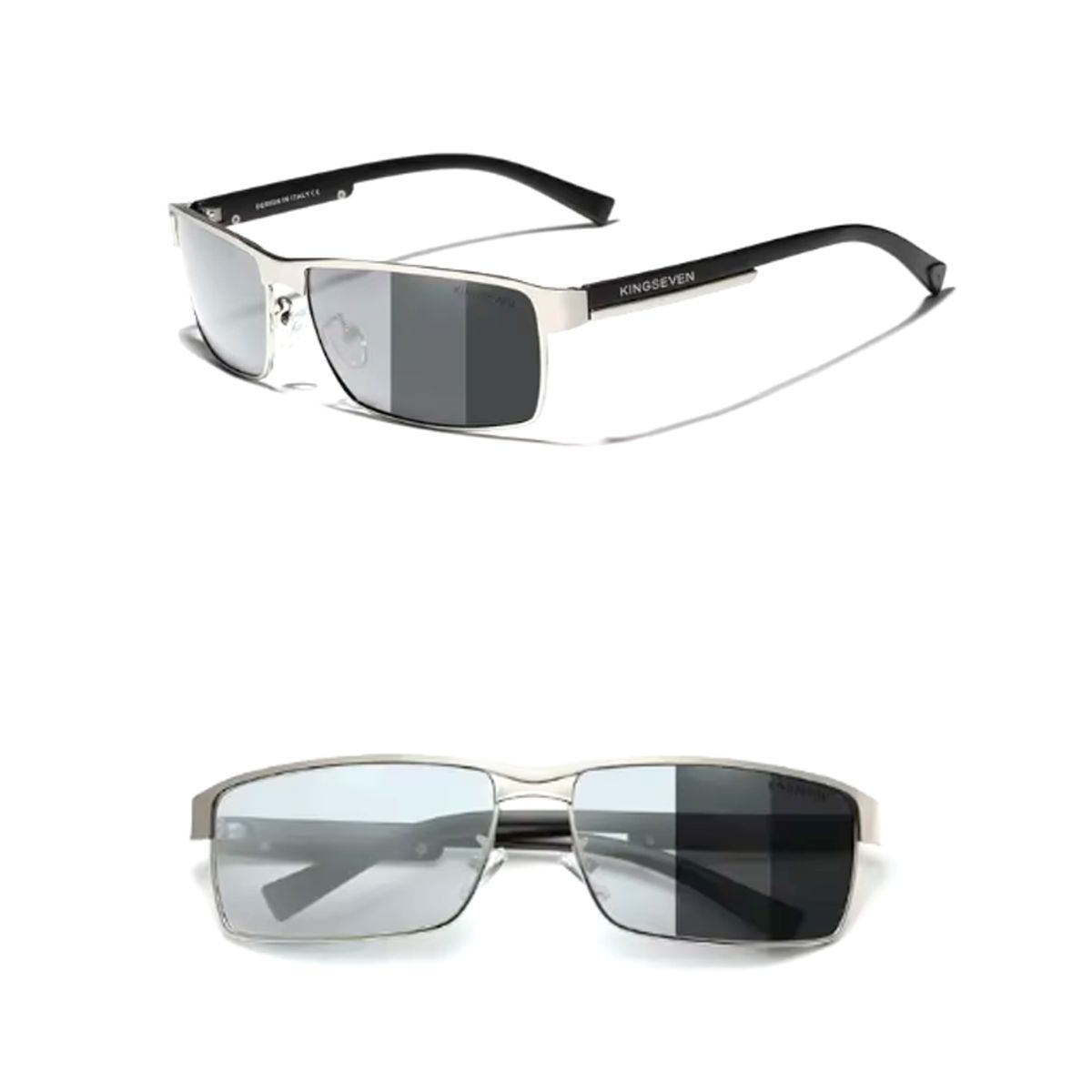 KINGSEVEN - Lentes de Sol kingseven Polarizados Fotocromaticos + estuche