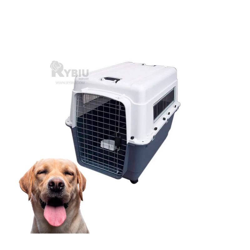 RYBIU IMPORT - Contenedor para Viaje de Mascota L80 Plomo Oscuro Y+Agendita