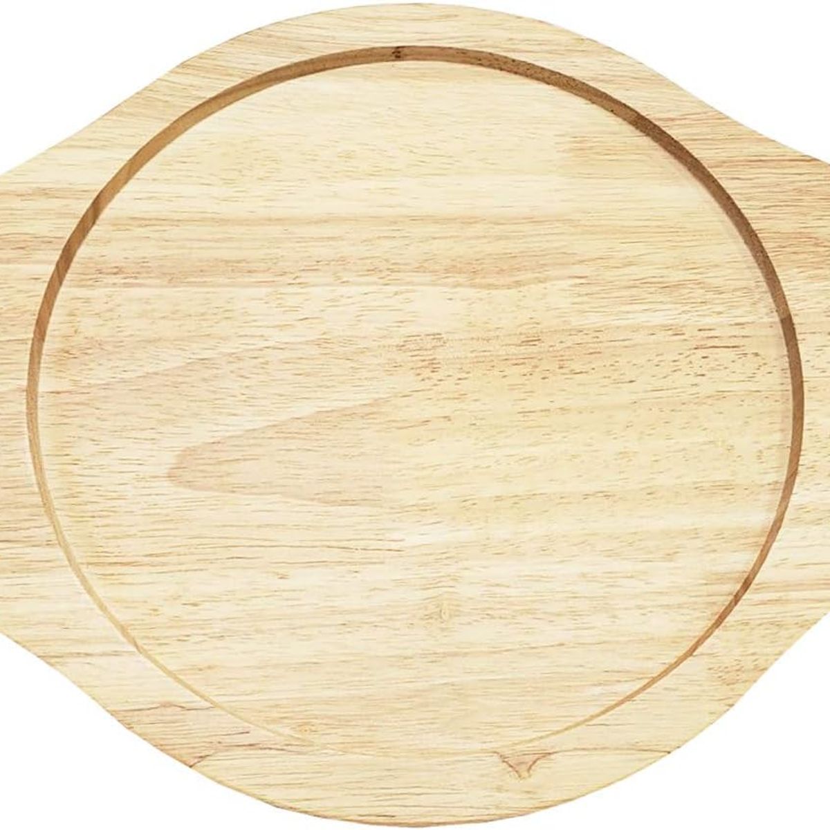 GENERICO - Sarten Redonda De Hierro Fundido Con Revestimiento De Madera