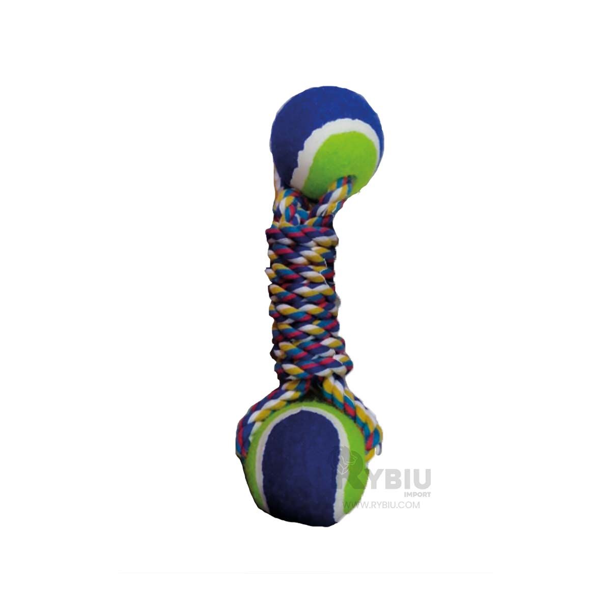 RYBIU IMPORT - Pelota para Mascota Afelpado de Color Azul Y+MiniAgenda