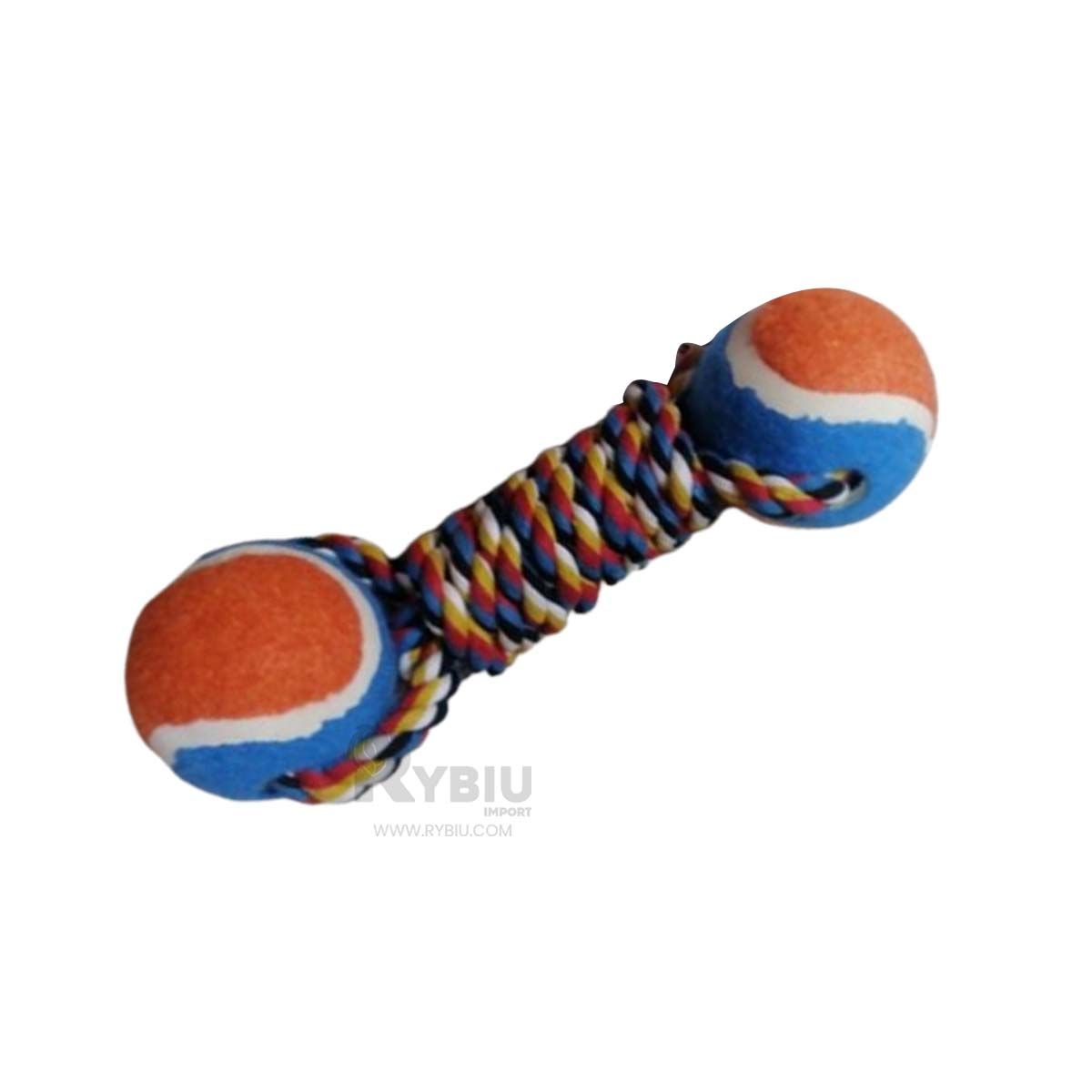 RYBIU IMPORT - Pelota para Mascota Afelpado de Color Naranja Y+MiniAgenda