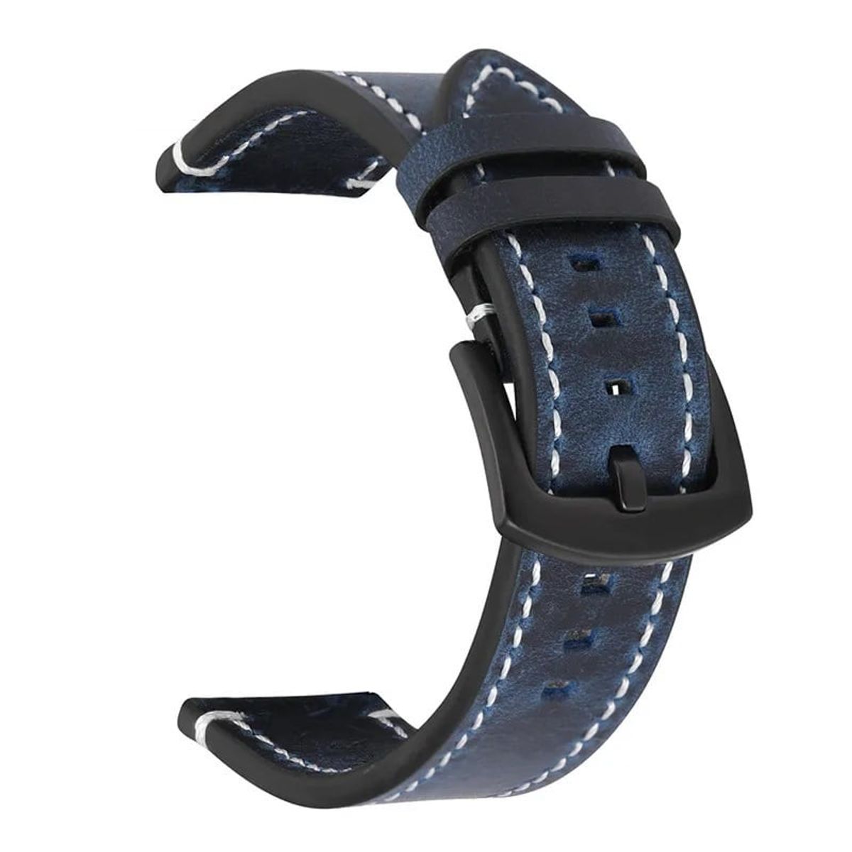 GENERICO - Correa Cuero para HUAWEI GT5 DE 46MM - GT5 PRO - Azul