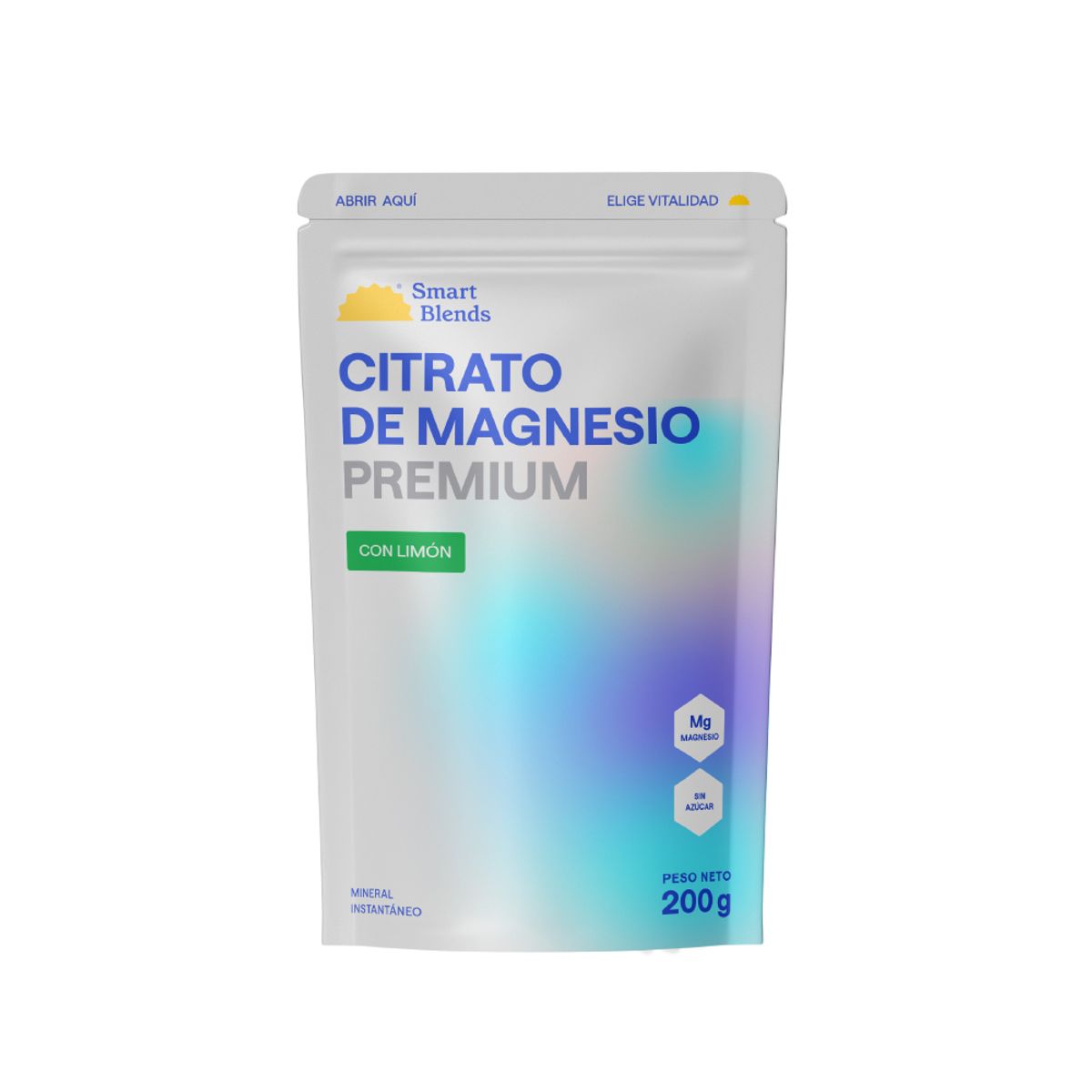 GENERICO - CITRATO DE MAGNESIO PREMIUM LIMON SMART BLENDS 200GR