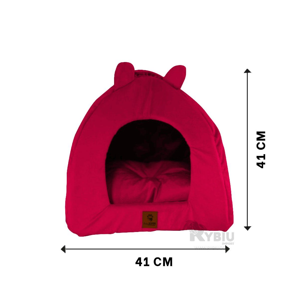 RYBIU IMPORT - Iglu para Dormir Rojo Talla L Y+Regalo Ligas para Peinar
