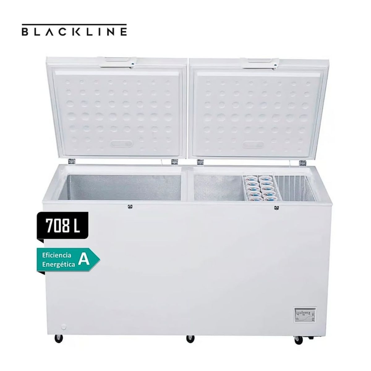 BLACKLINE - Congeladora Blackline Frost 708L CGD 708L-1PD Chest Freez