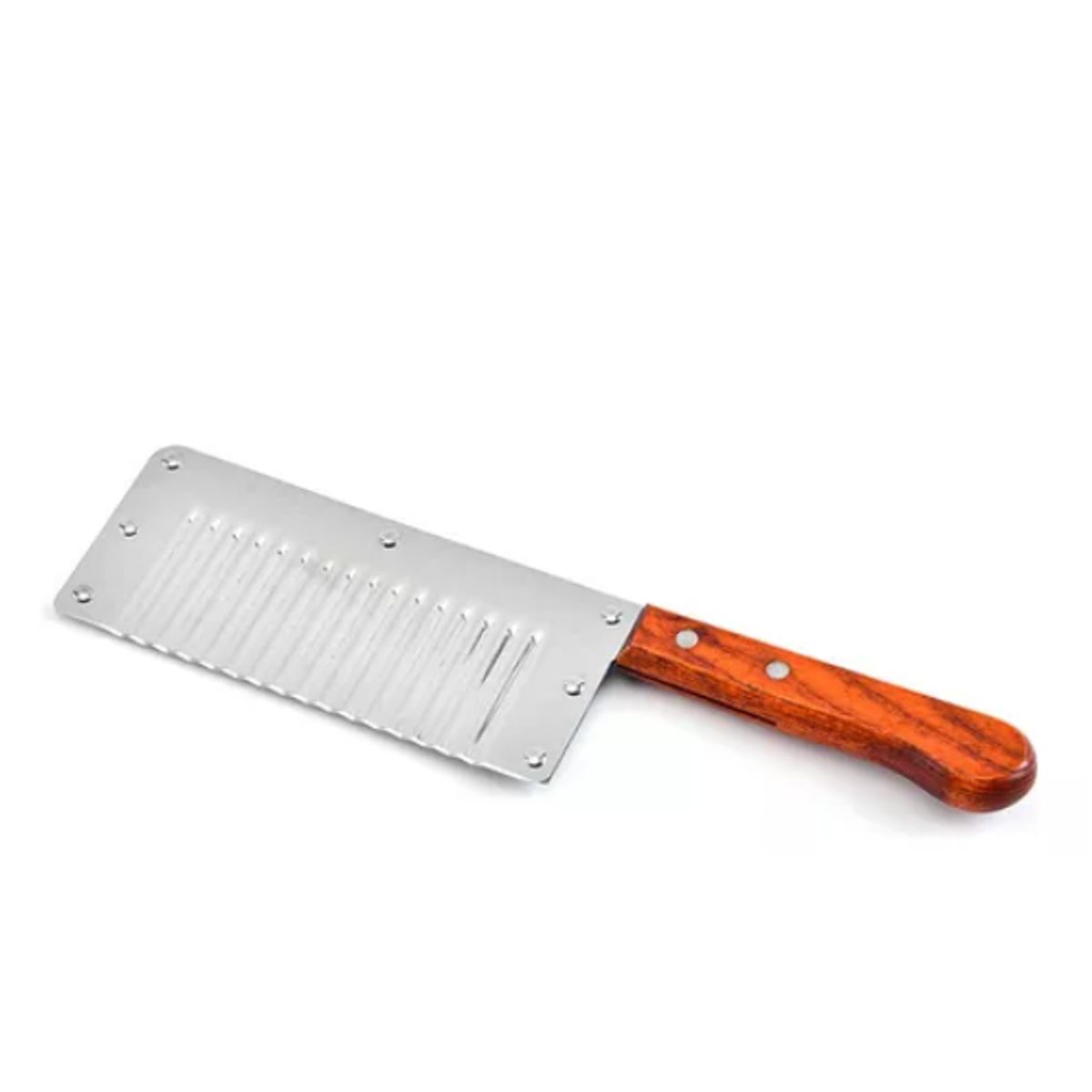 GENERICO - Cuchillo Ondulado Cortador De Papas Fritas Acero Inoxidable