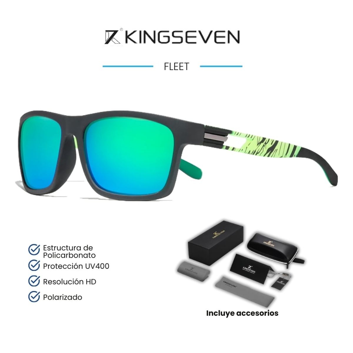 KINGSEVEN - Lentes de Sol KINGSEVEN Fleet - Polarizados - UV400