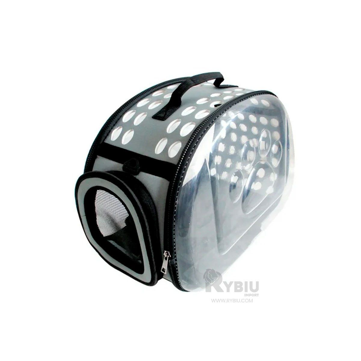 GENERICO - Maletin Innovador para Mascotas Tono Plomo Y+Regalo Stickers