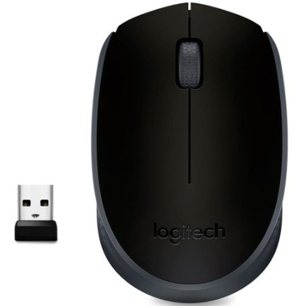 LOGITECH - Mouse Logitech M170 Inalámbrico Negro