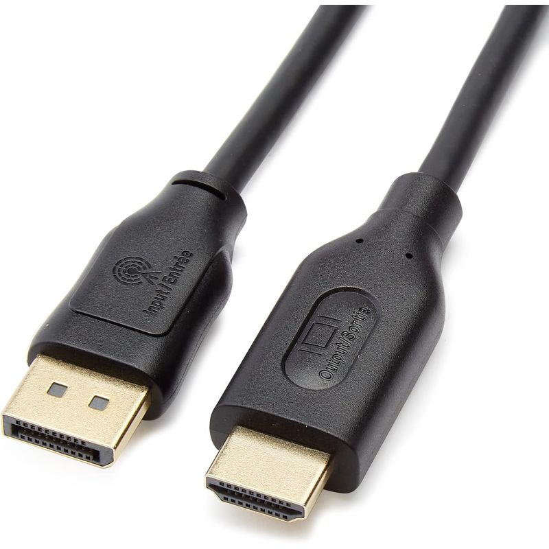 GENERICO - CABLE DISPLAYPORT A HDMI DE 1.80 METROS